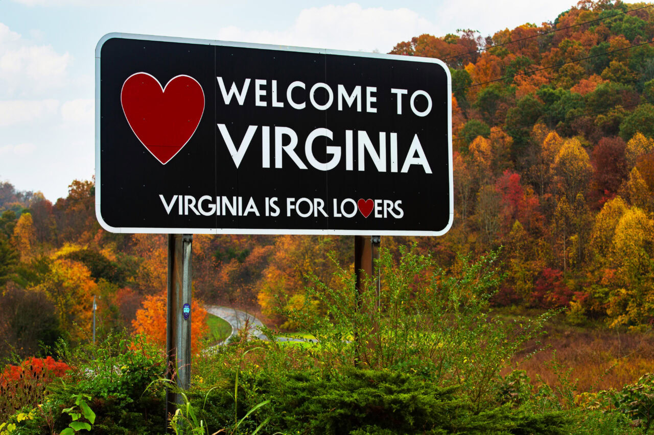 welcome-to-virginia-1280x853-1 Welcome to Virginia - Virginia is For Lovers road sign